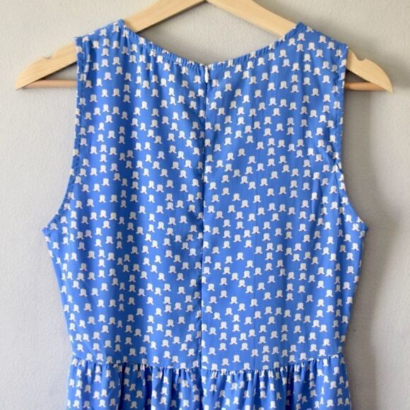 NEEDLE & THREAD Dress, Blue & White, Size Small - Picture 5 of 9